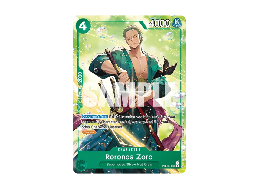 Roronoa Zoro R [PRB02-006] [EN] (Promotional Card "Welcome Pack 2026 Vol. 1")