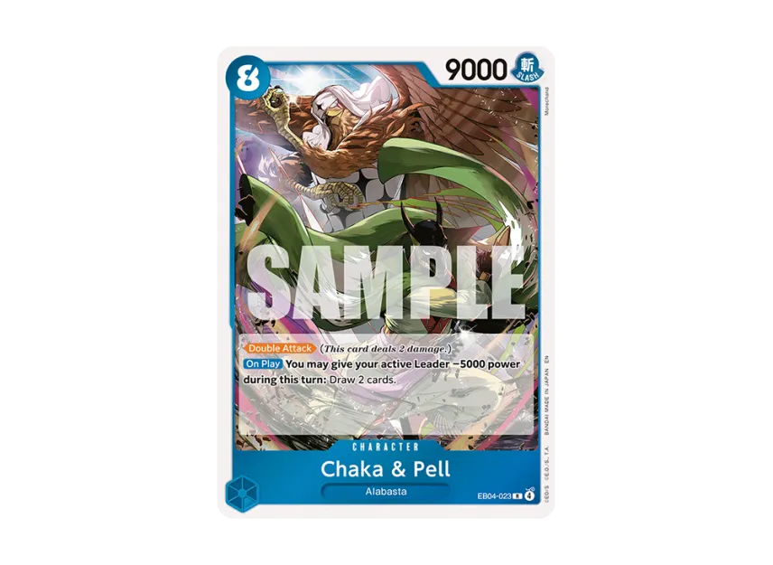 Chaka & Pell R [EB04-023] [EN] (Booster Pack "THE AZURE SEA'S SEVEN")