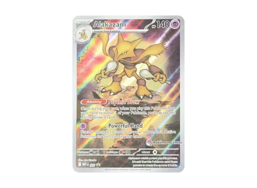 Alakazam P [MEP 009] [EN] (Mega Evolution "Pokemon Center Elite Trainer Box (Mega Gardevoir)")