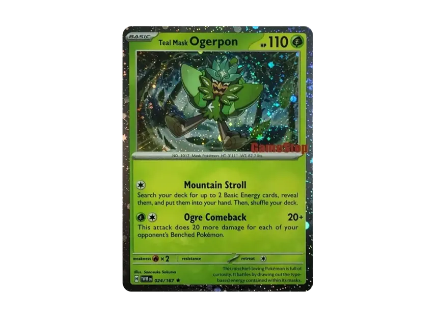 Teal Mask Ogerpon R [TWM 024/167] [EN] (Promotional Card)