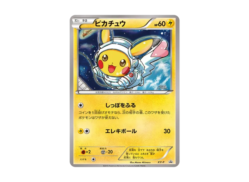 Pikachu P [XY-P] (Promotional Cards "Pokemon Art Academy Illustration Contest Winning Works Card")