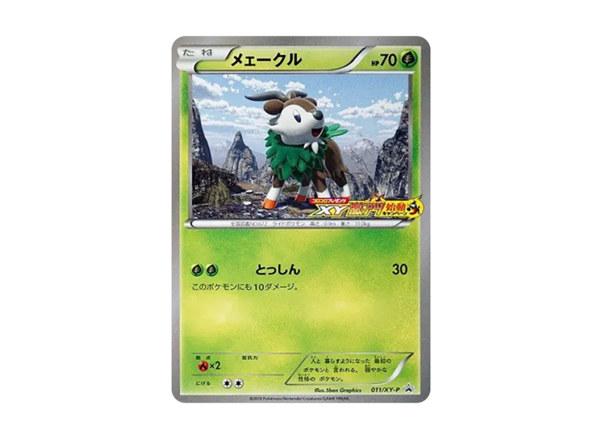 Skiddo P [XY-P 011] (Promotional Cards "Corocoro Presents Xy Super Hot Startup Campaign")