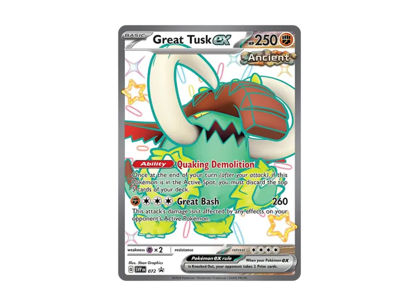 Great Tusk ex P [SVP 072] [EN] (Scarlet & Violet "Promotional Card")