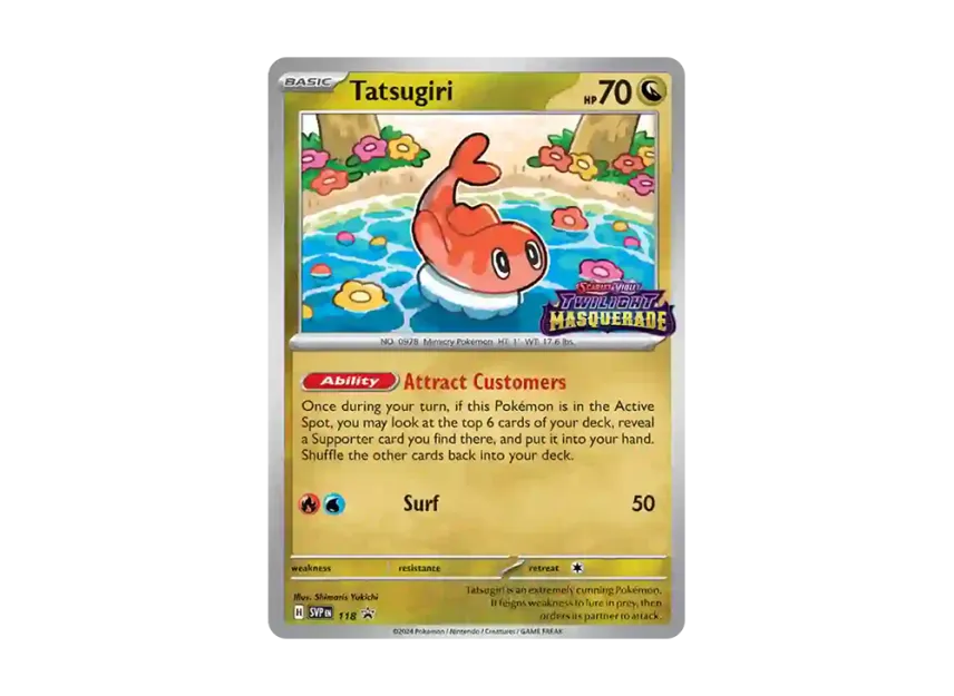 Tatsugiri P [SVP 118] [EN] (Scarlet & Violet "Promotional Card")