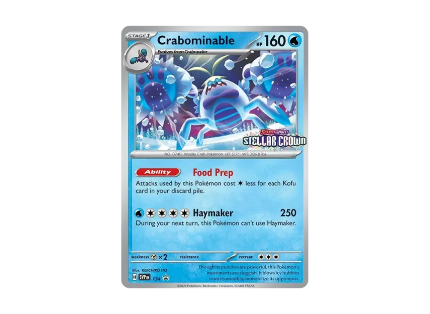 Crabominable P [SVP 134] [EN] (Scarlet & Violet "Promotional Card")