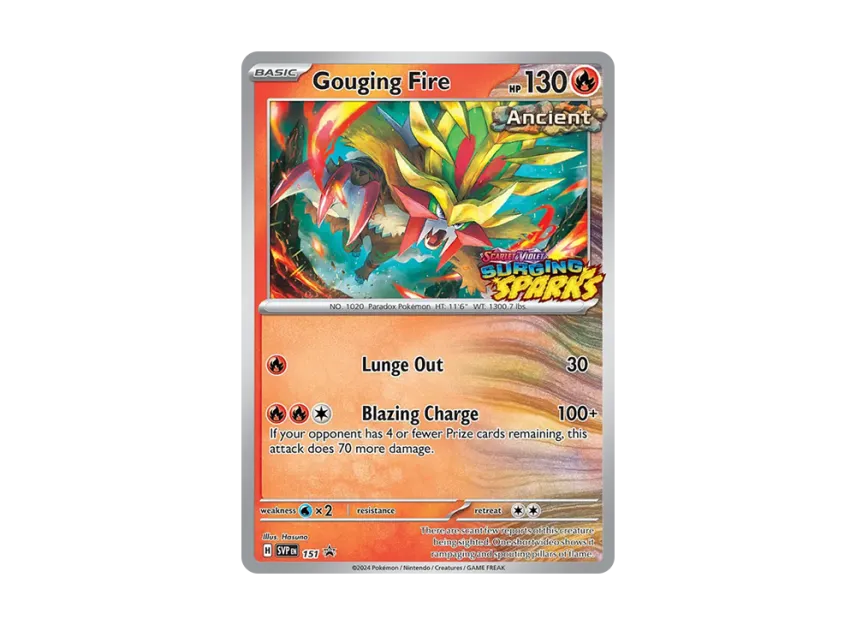 Gouging Fire P [SVP 151] [EN] (Scarlet & Violet "Promotional Card")