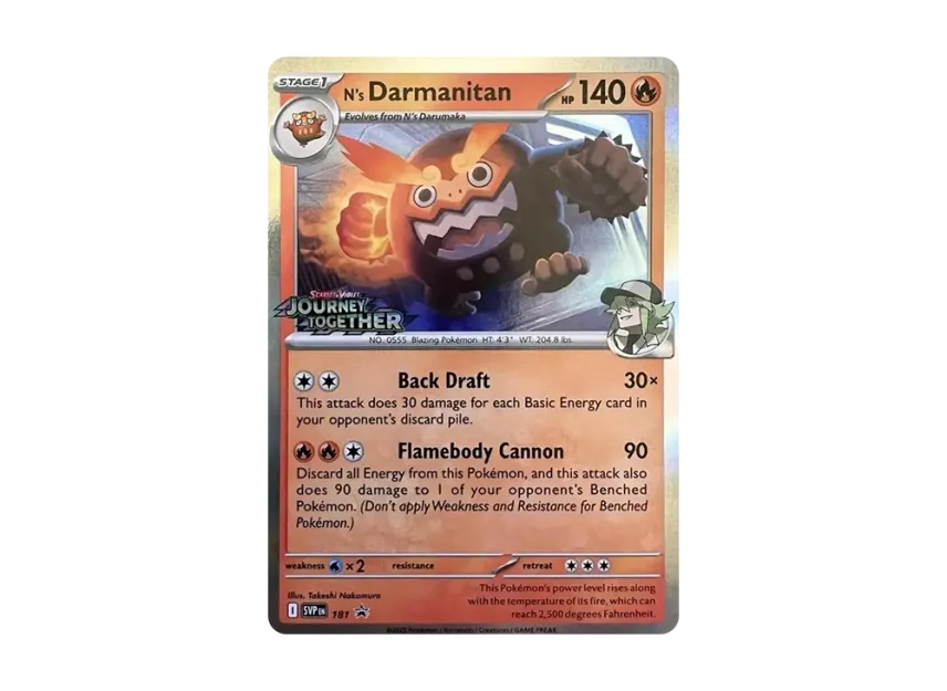 N's Darmanitan P [SVP 181] [EN] (Scarlet & Violet "Promotional Card")