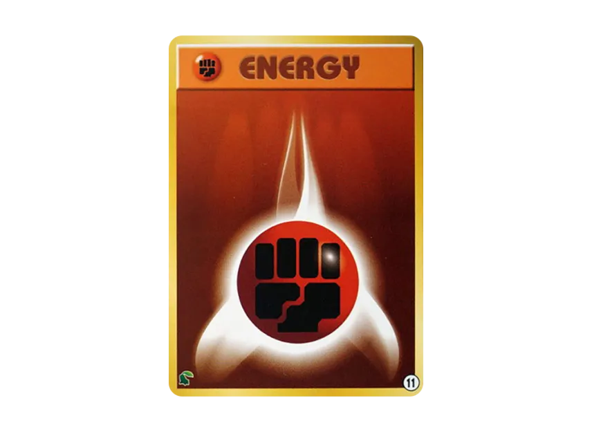 Fighting Energy : Old Back [NEO] (Pokemon Card neo "Intro Pack neo")