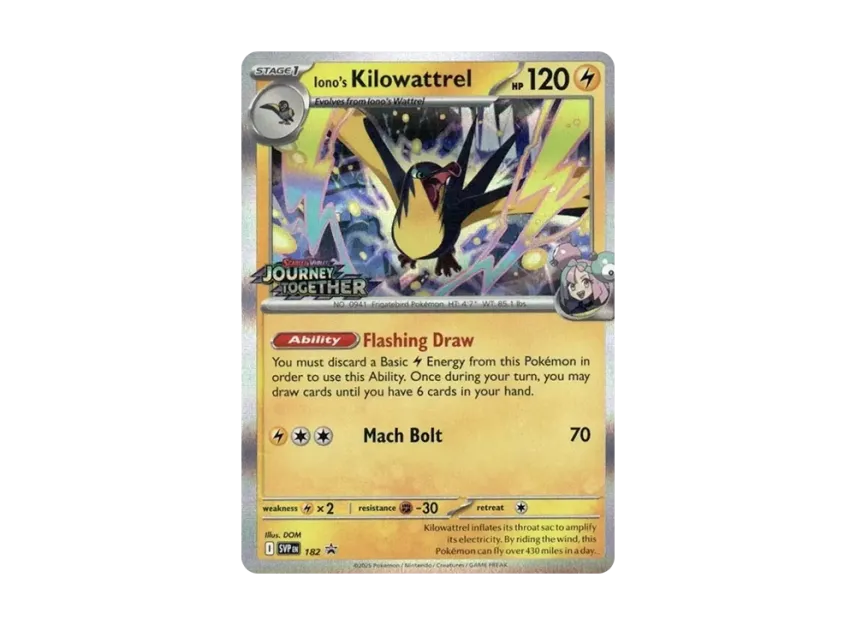 Iono's Kilowattrel P [SVP 182] [EN] (Scarlet & Violet "Promotional Card")