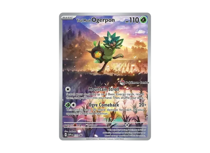 Teal Mask Ogerpon P [SVP 123] [EN] (Scarlet & Violet "Pokemon Center Exclusive")