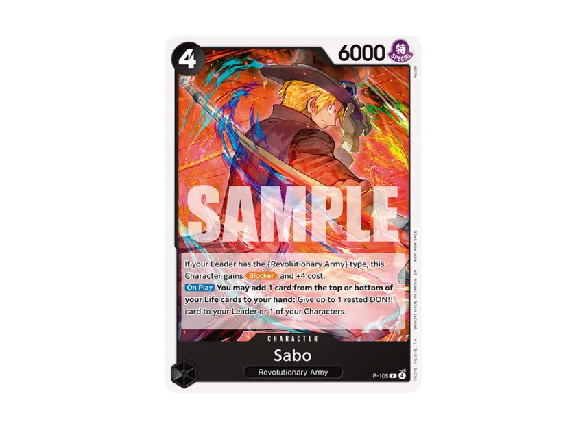 Sabo P [P-105] [EN] (Promotional Card "Promotion Card Set 2025 Vol.2")
