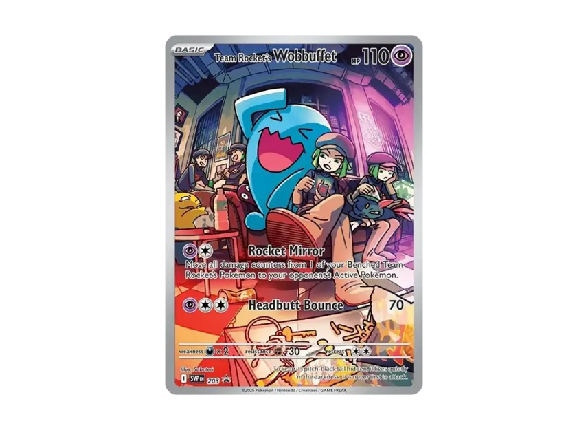 Team Rocket's Wobbuffet P [SVP 203] [EN] (Scarlet & Violet "Promotional Card")