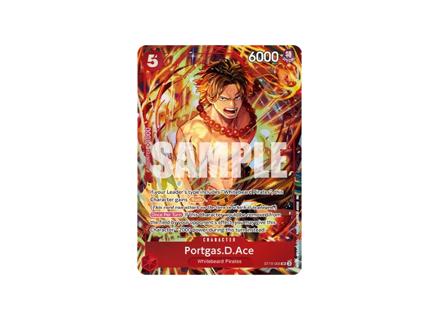 Portgas.D.Ace SR [ST15-005] [EN] ("Illustration Box Vol.5")
