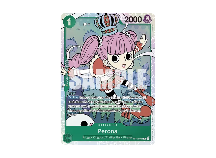 Perona SR [OP12-034] [EN] (Booster Pack "LEGACY OF THE MASTER")