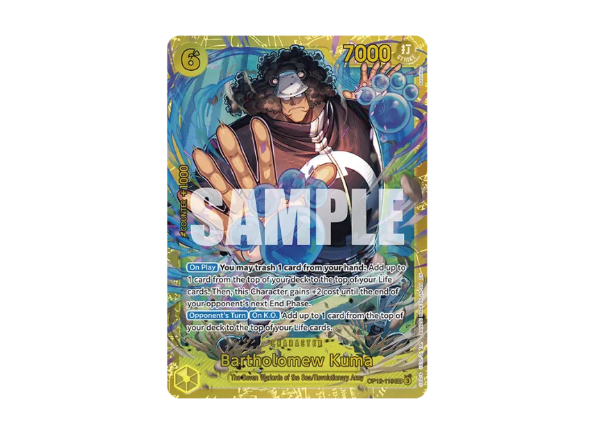Bartholomew Kuma SEC [OP12-119] [EN] (Booster Pack "LEGACY OF THE MASTER")