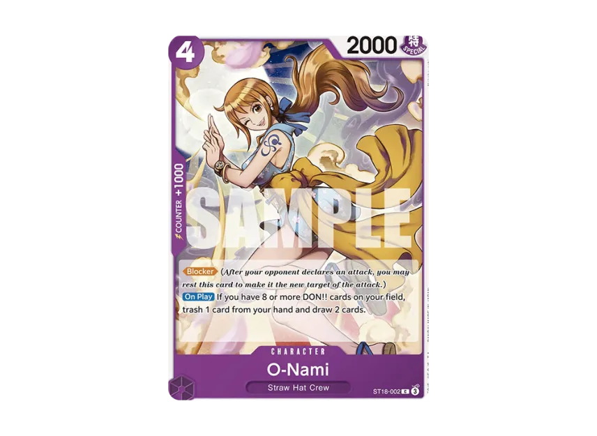 O-Nami C [ST18-002] [EN] (Start Deck "PURPLE Monkey.D.Luffy")