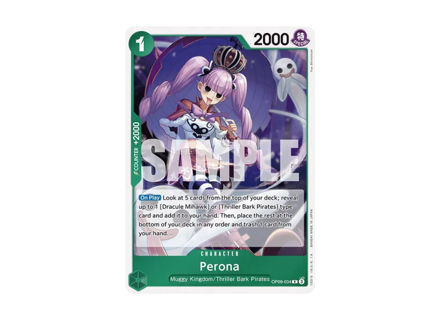 Perona R [OP09-034] [EN] (Booster Pack "Emperors in the New World")