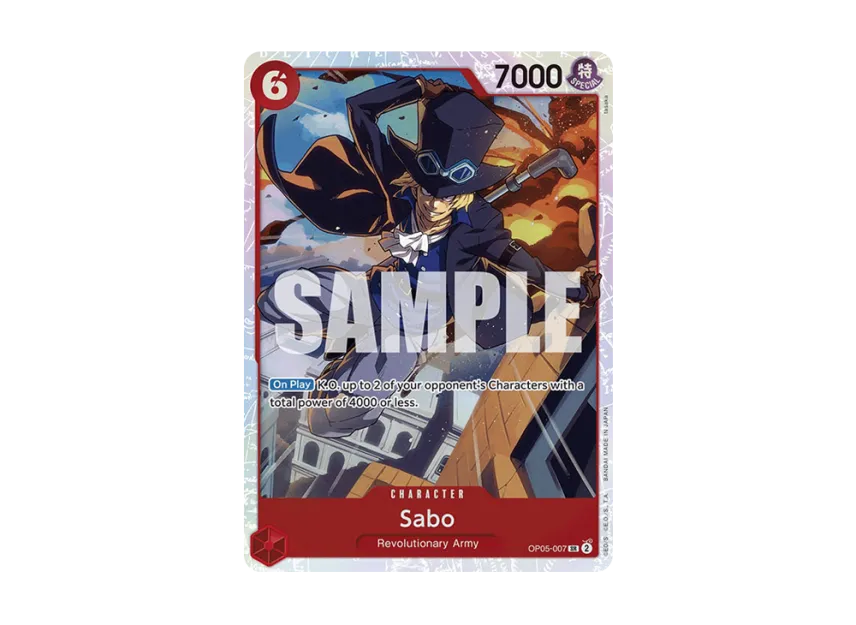 Sabo SR [OP05-007] [EN] (Premium Booster "ONE PIECE CARD THE BEST")