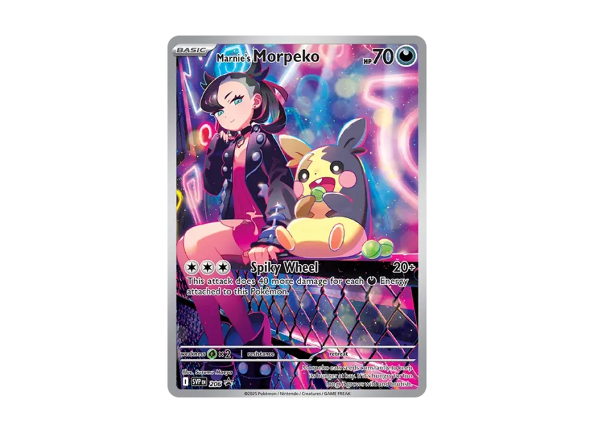 Marnie's Morpeko P [SVP 206] [EN] (Scarlet & Violet "Promotional Card")