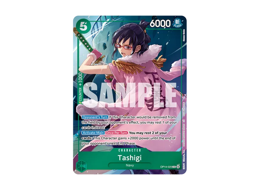 Tashigi R [OP14-029] [EN] (Promotional Card "THE AZURE SEA’S SEVEN Dash Pack")