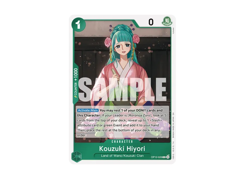 Kouzuki Hiyori R [OP12-028] [EN] (Booster Pack "LEGACY OF THE MASTER")
