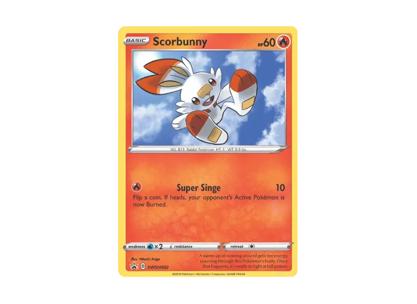 Scorbunny P [SWSH002] (Sword & Shield "Promotional Card")