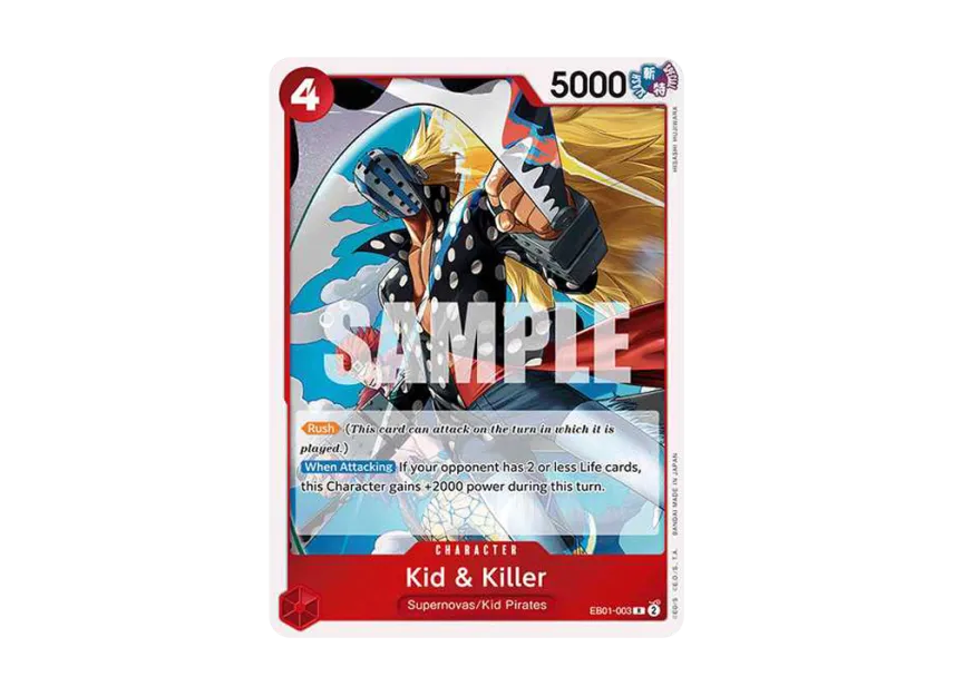 Kid & Killer R [EB01-003] [EN] (Extra Booster "Memorial Collection")
