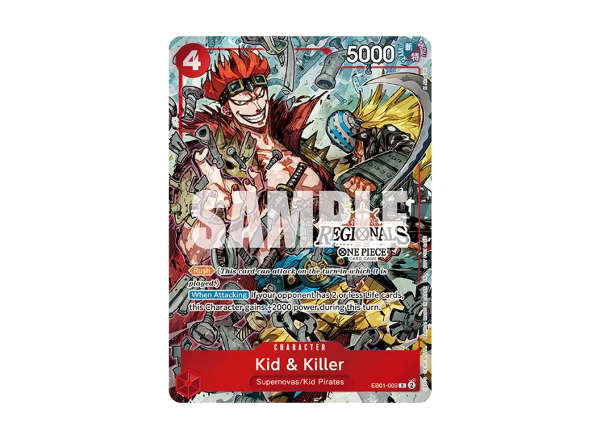 Kid & Killer R [EB01-003] [EN] (Promotional Card "Offline Regional Participation Pack 2025 vol.2")