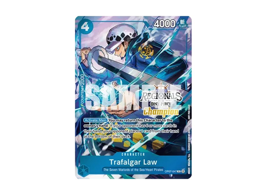 Trafalgar Law R [OP07-047] [EN] (Promotional Card "Online Regional Champion Card Set 2025 Vol.2")