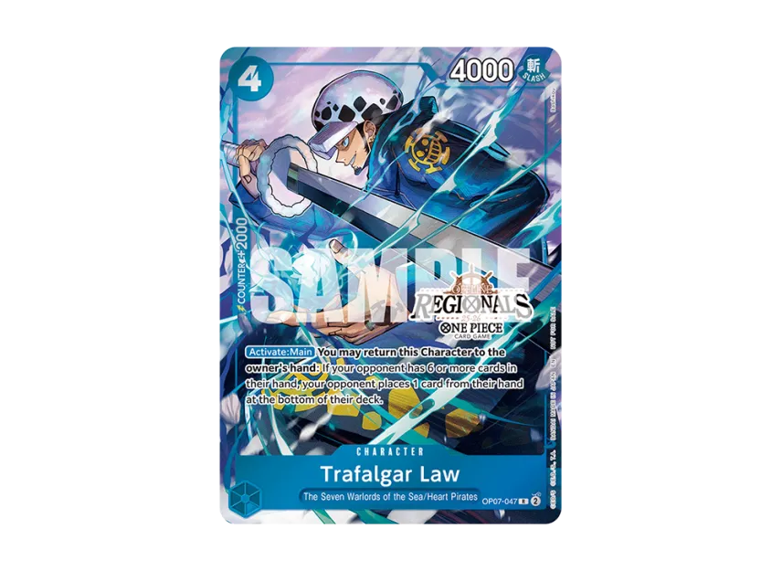 Trafalgar Law R [OP07-047] [EN] (Promotional Card "Offline Regional Participation Pack 2025 vol.2")