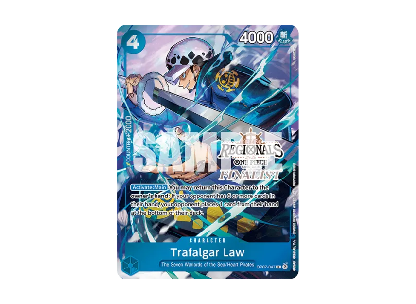Trafalgar Law R [OP07-047] [EN] (Promotional Card "Offline Regional Finalist Card Set 25-26 Season 2")