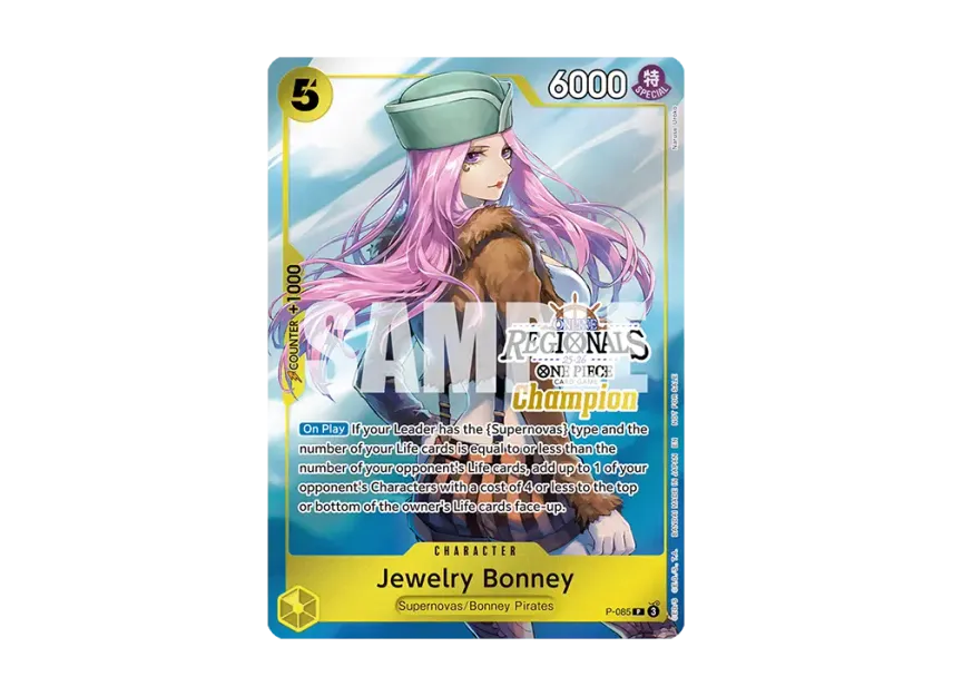 Jewelry Bonney P [P-085] [EN] (Promotional Card "Online Regional Champion Card Set 2025 Vol.2")