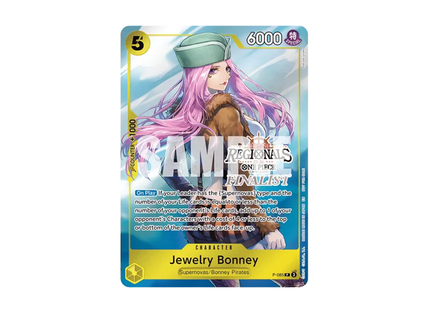 Jewelry Bonney P [P-085] [EN] (Promotional Card "Offline Regional Finalist Card Set 25-26 Season 2")
