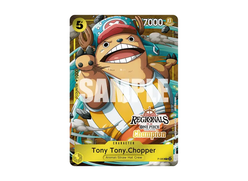 Tony Tony.Chopper P [P-089] [EN] (Promotional Card "Offline Regional Champion Card Set 25-26 Season 2")
