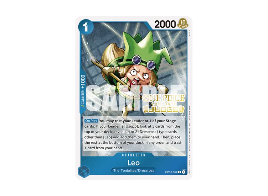 Leo R [OP10-057] [EN] (Promotional Card "Judge Pack Vol.6")