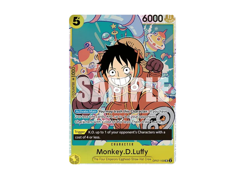Monkey.D.Luffy SR [OP07-109] [EN] (Booster Pack "500 Years In The Future")