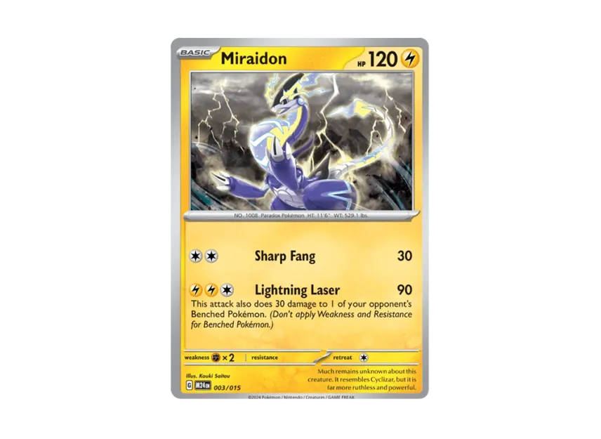 Miraidon [M24 003/015] [EN] (Scarlet & Violet "Mcdonald's 2025 Dragon Discovery")