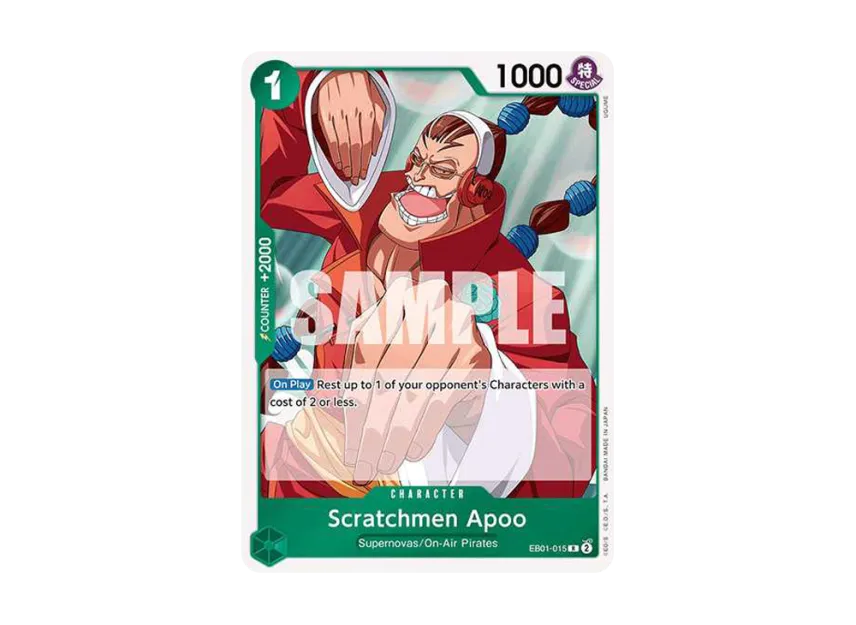 Scratchmen Apoo R [EB01-015] [EN] (Extra Booster "Memorial Collection")