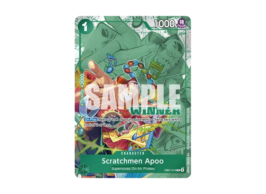 Scratchmen Apoo R [EB01-015] [EN] (Promotional Card "Winner Pack 2025 Vol.2")