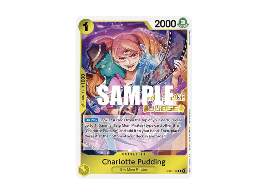 Charlotte Pudding R [OP03-112] [EN] (Promotional Card "Judge Pack Vol.2")