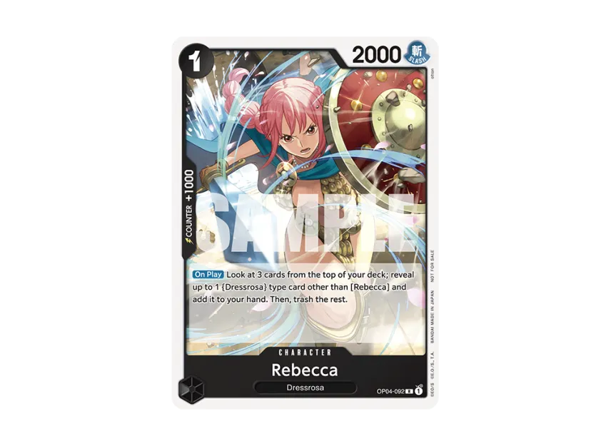 Rebecca R [OP04-092] [EN] (Promotional Card "Tournament Pack 2025 Vol.2")