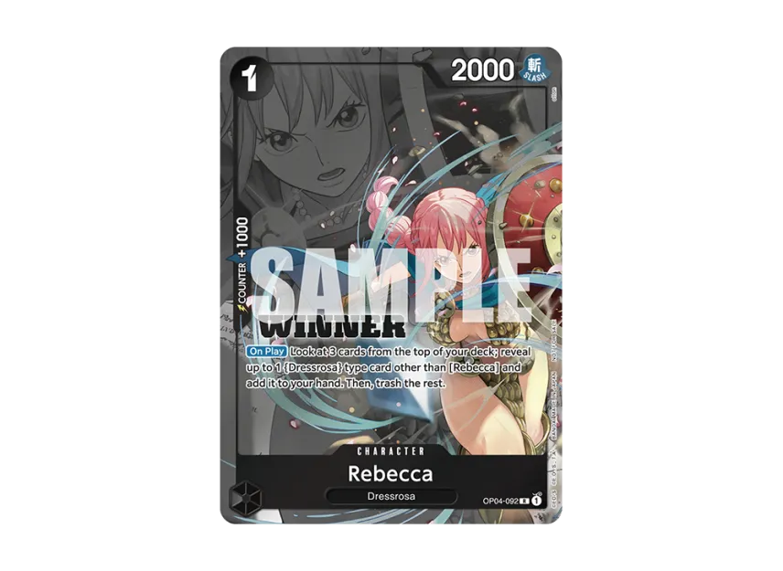Rebecca R [OP04-092] [EN] (Promotional Card "Winner Pack 2025 Vol.2")