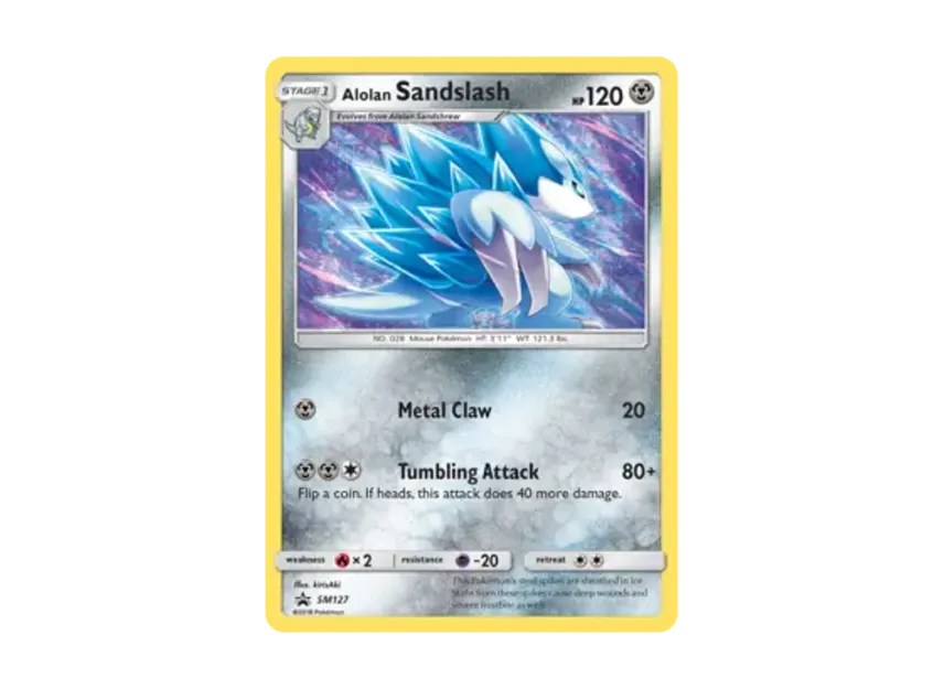 Alolan Sandslash P [SM18] (Sun & Moon "Promotional Card")