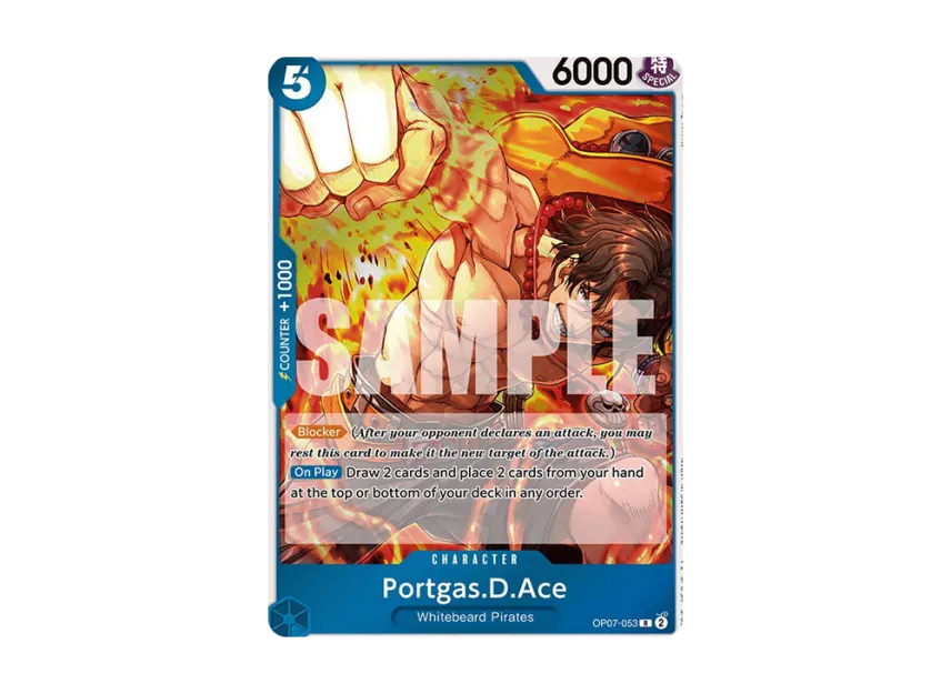 Portgas.D.Ace R [OP07-053] [EN] (Booster Pack "500 Years In The Future")