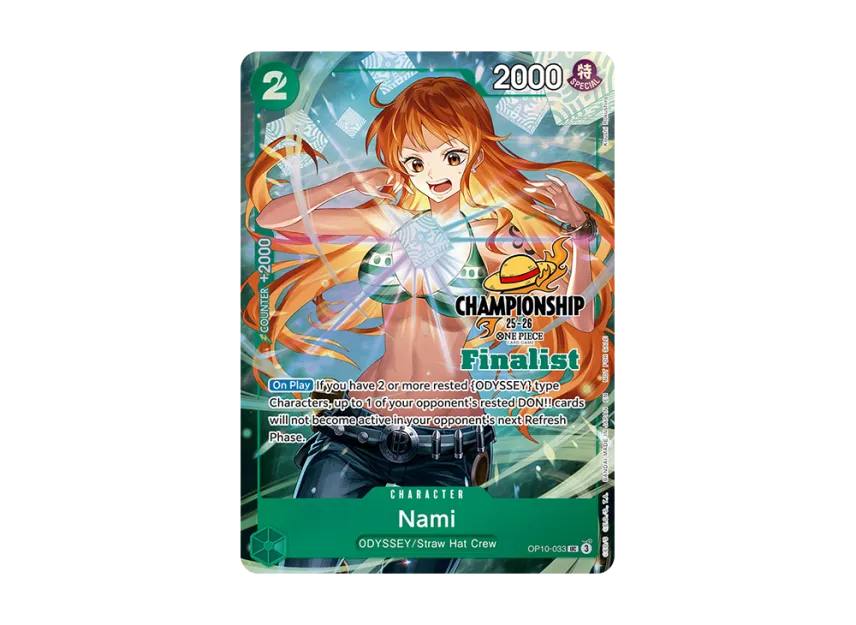 Nami UC [OP10-033] [EN] (Promotional Card "CS 25-26 Finalist Card Set 1")