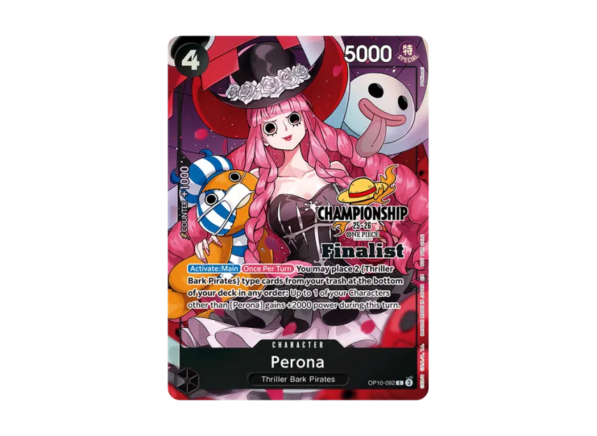 Perona C [OP10-092] [EN] (Promotional Card "CS 25-26 Finalist Card Set 1")