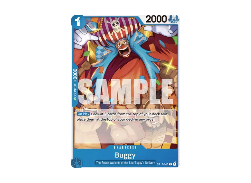 Buggy C [ST17-003] [EN] (Start Deck "BLUE Donquixote Doflamingo")