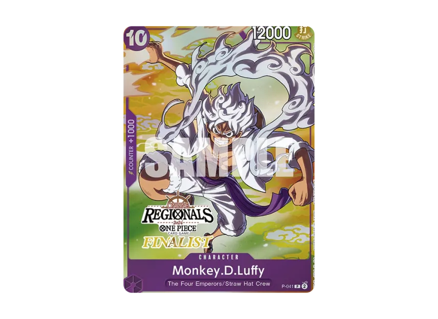 Monkey.D.Luffy P [P-041] [EN] (Promotional Card "Online Regional Finalist Card Set 2024 Vol.2")