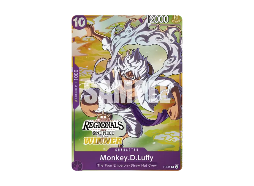 Monkey.D.Luffy P [P-041] [EN] (Promotional Card "Online Regional Champion Card Set 2024 Vol.2")