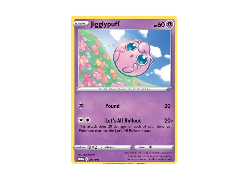 Jigglypuff [M24 004/015] [EN] (Scarlet & Violet "Mcdonald's 2025 Dragon Discovery")